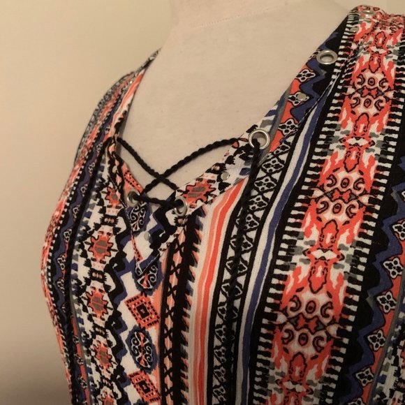 Sleeveless Top - "Tribal Jeans" - Size Small - Picture 2 of 3